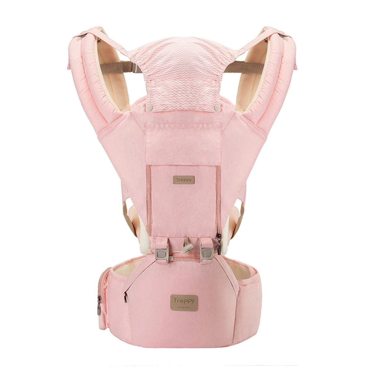 Ergonomic 3 in 1 Infant Baby Carrier with Hip Seat Stool Adjustable Wrap Sling Backpack Adjustable