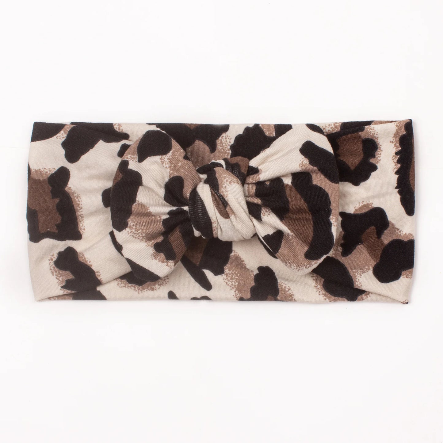 Leopard Print Baby Headbands for Girls Hair Accessories Bow Hairband Turban for New Born Girl Items Hair Band Kids Headwear