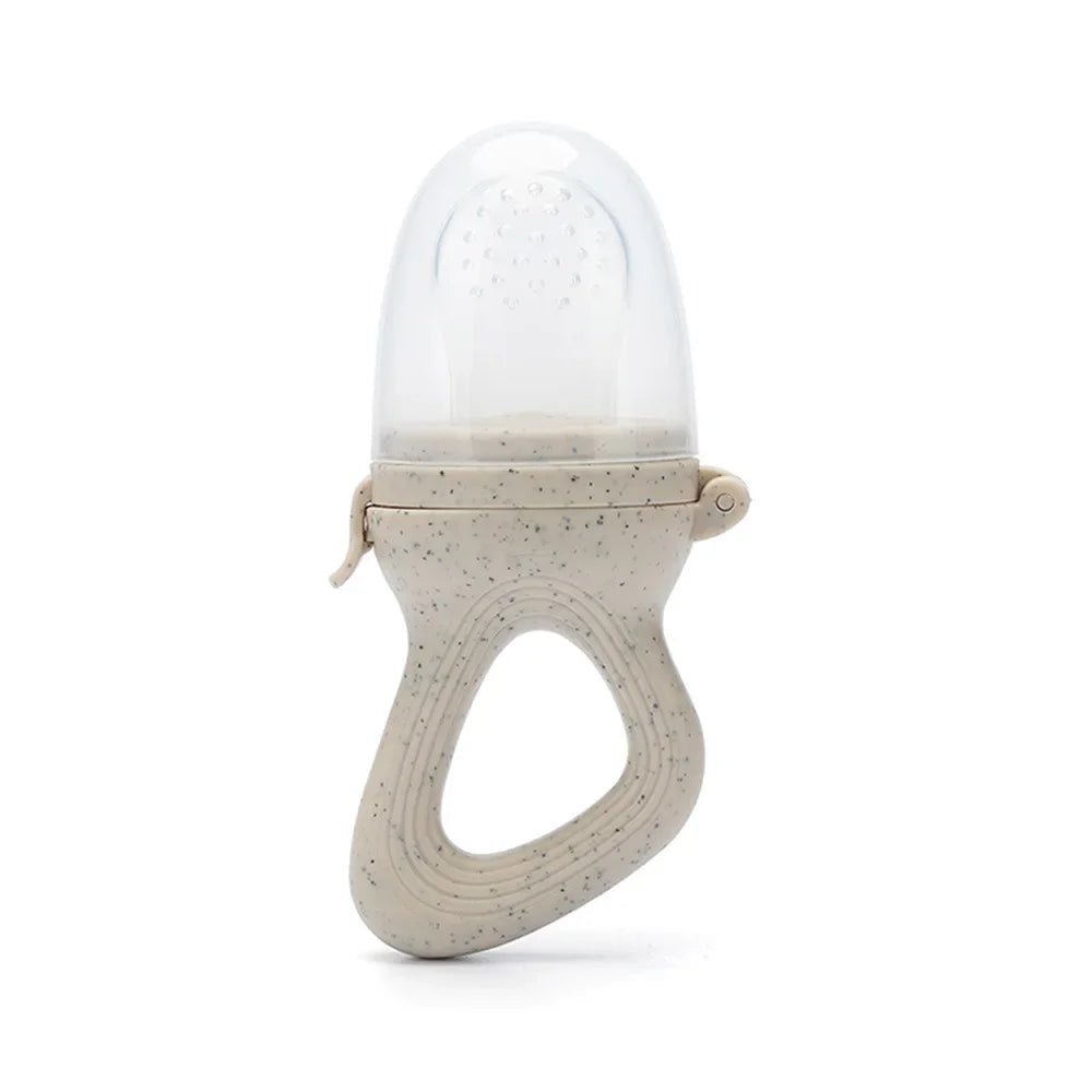 Silicone Baby Fruit Feeder with Cover Baby Nipple Fresh Food Vegetable Supplement Soother Nibbler Feeding Teething Pacifier