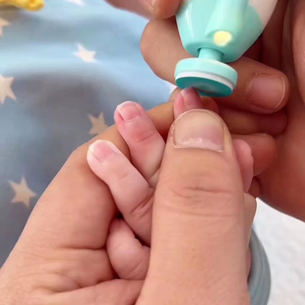 Baby Electric Nail Grinder, Available in Pink and Blue, Specially Designed for Newborn Care, Safer and More Reassuring