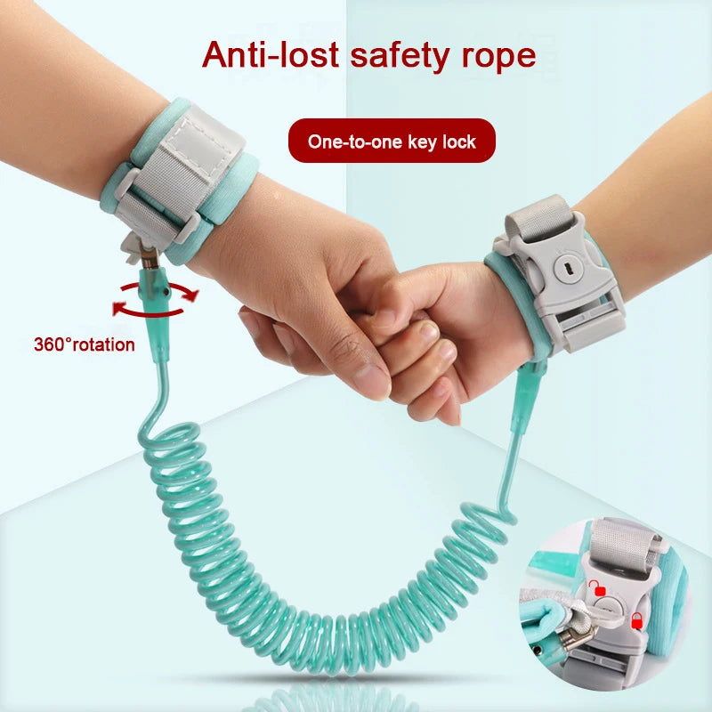 Baby Harness anti Lost Wrist Link Kids Outdoor Walking Hand Belt Band Child Wristband Toddler Leash Safety Harness Strap Rope