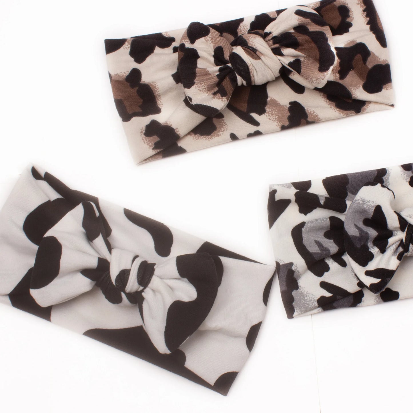 Leopard Print Baby Headbands for Girls Hair Accessories Bow Hairband Turban for New Born Girl Items Hair Band Kids Headwear