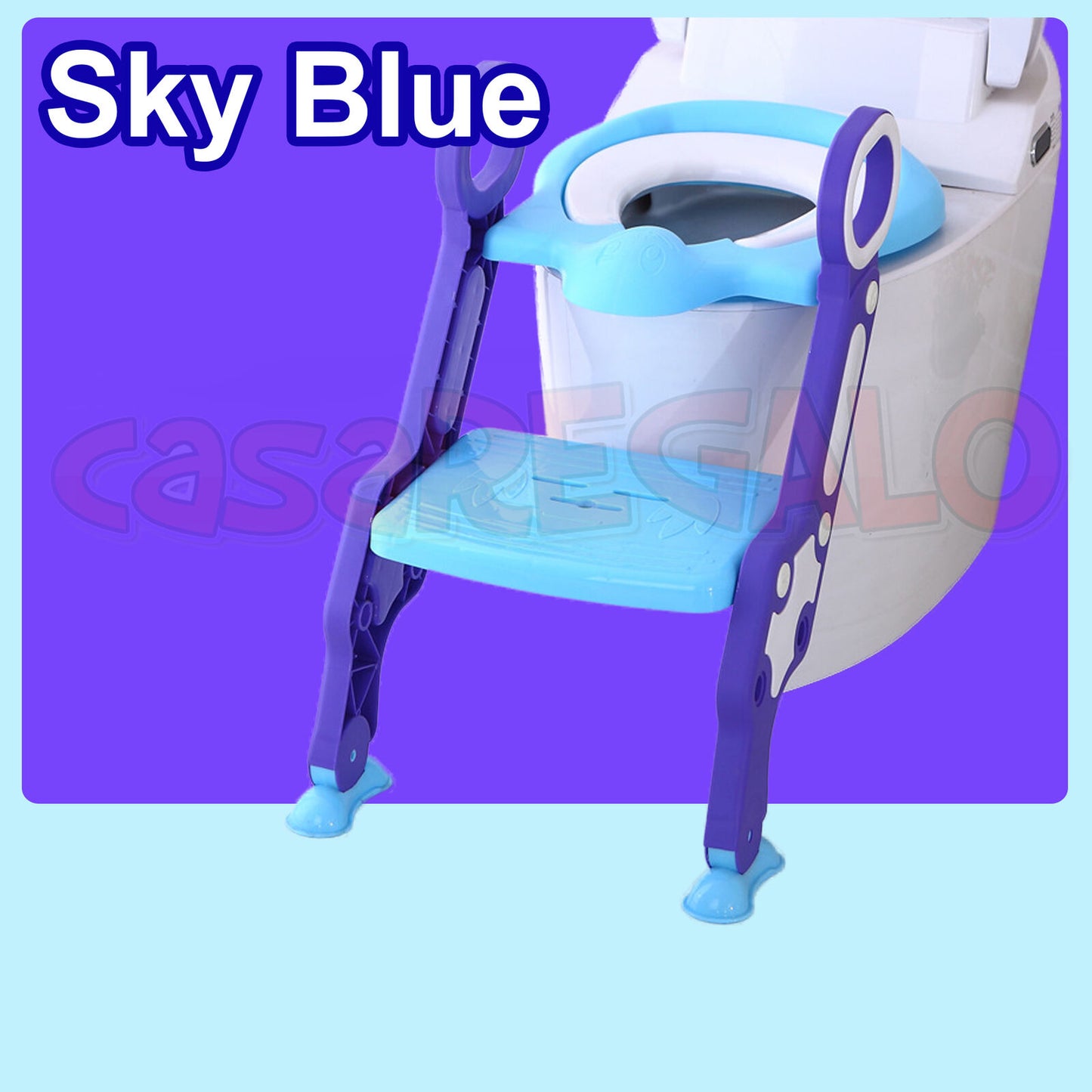 Kids Toilet Ladder Baby Toddler Training Toilet Step Potty Seat Non Slip Trainer