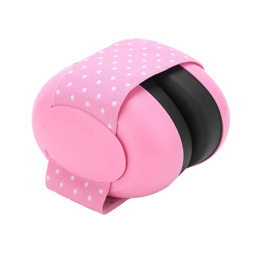 Baby Noise Cancelling Headphones Ear Protection Earmuffs for Infants with Elastic Headband Airplane Travel Baby Accessories