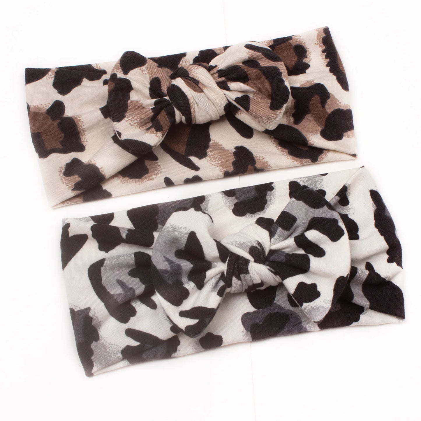 Leopard Print Baby Headbands for Girls Hair Accessories Bow Hairband Turban for New Born Girl Items Hair Band Kids Headwear