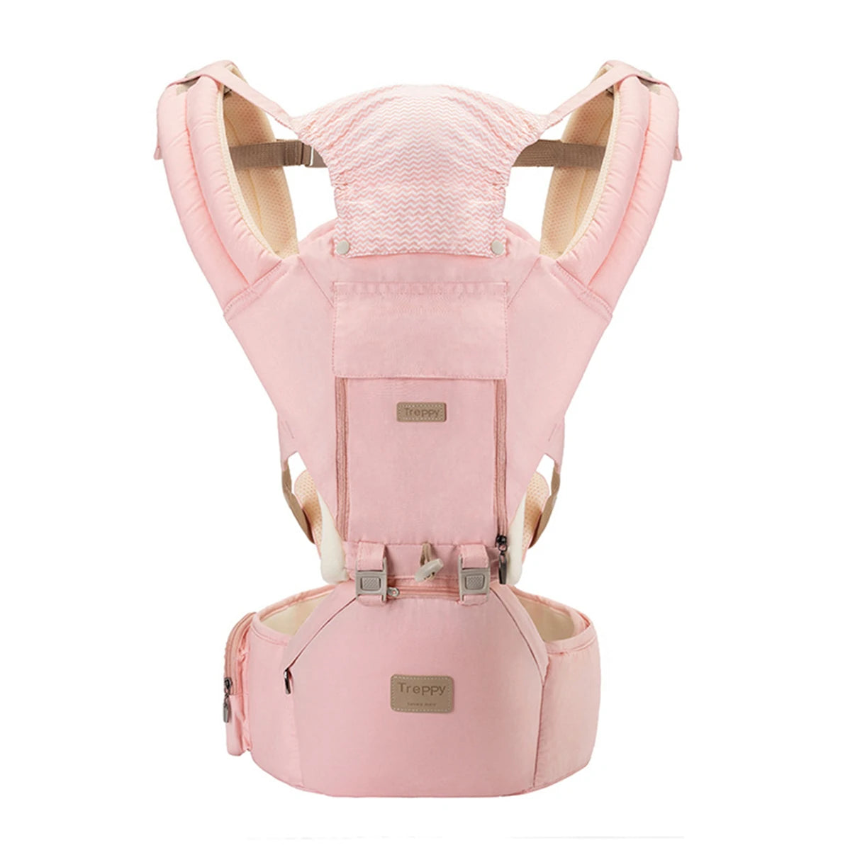 Ergonomic 3 in 1 Infant Baby Carrier with Hip Seat Stool Adjustable Wrap Sling Backpack Adjustable