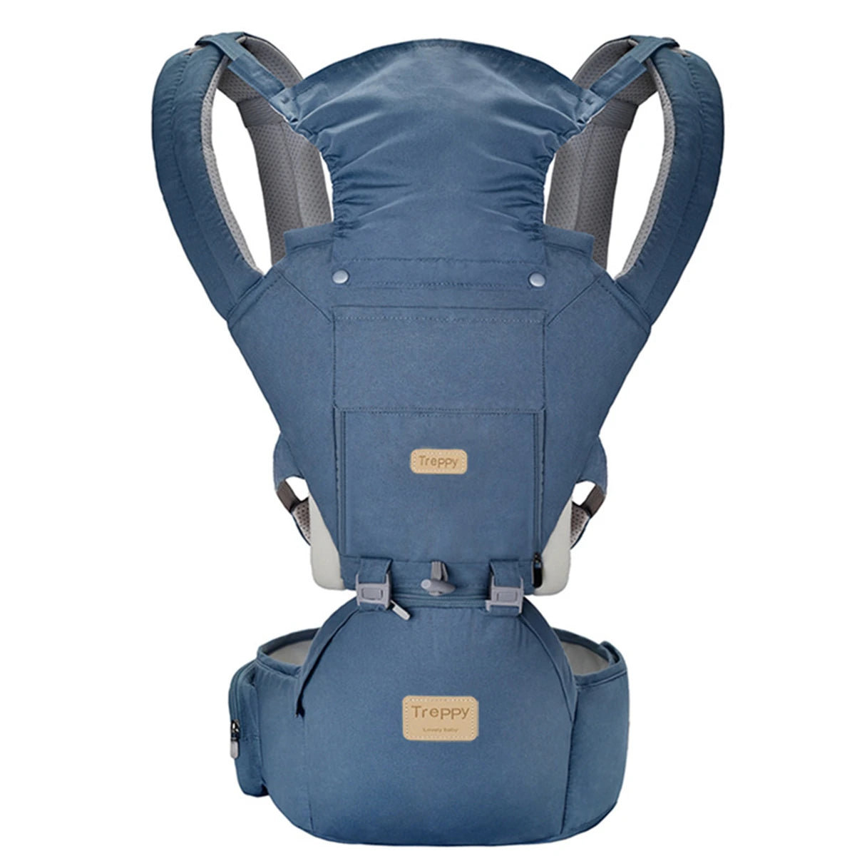 Ergonomic 3 in 1 Infant Baby Carrier with Hip Seat Stool Adjustable Wrap Sling Backpack Adjustable