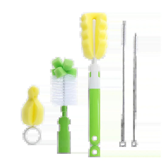 Anpei Baby Pacifier Sponge Bottle Brush Cleaning Set