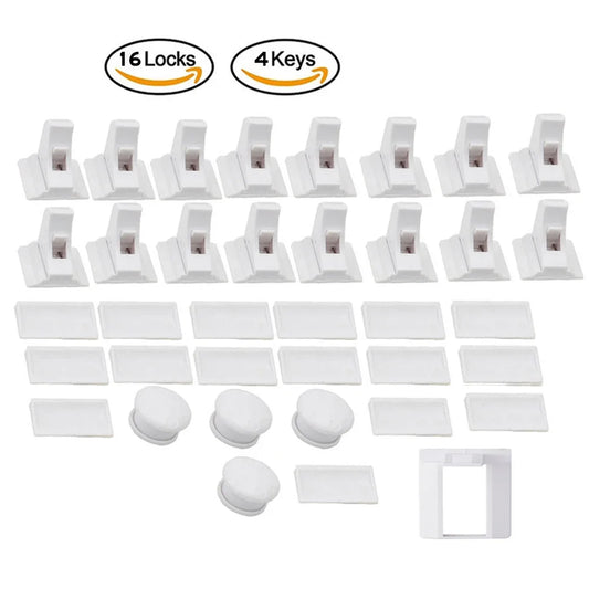 Baby Safety Lock Invisible Lock Kids Security Drawer Latch Cabinet Door Magnetic Child Safety Lock Limiter Children Protection