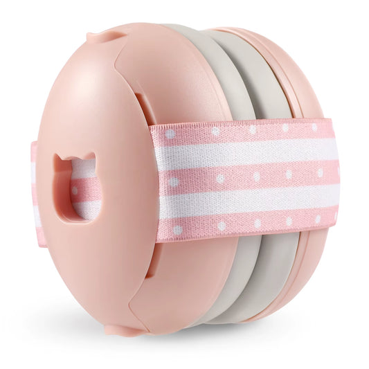 Baby Noise Cancelling Headphones Ear Protection Earmuffs for Infants with Elastic Headband Airplane Travel Baby Accessories
