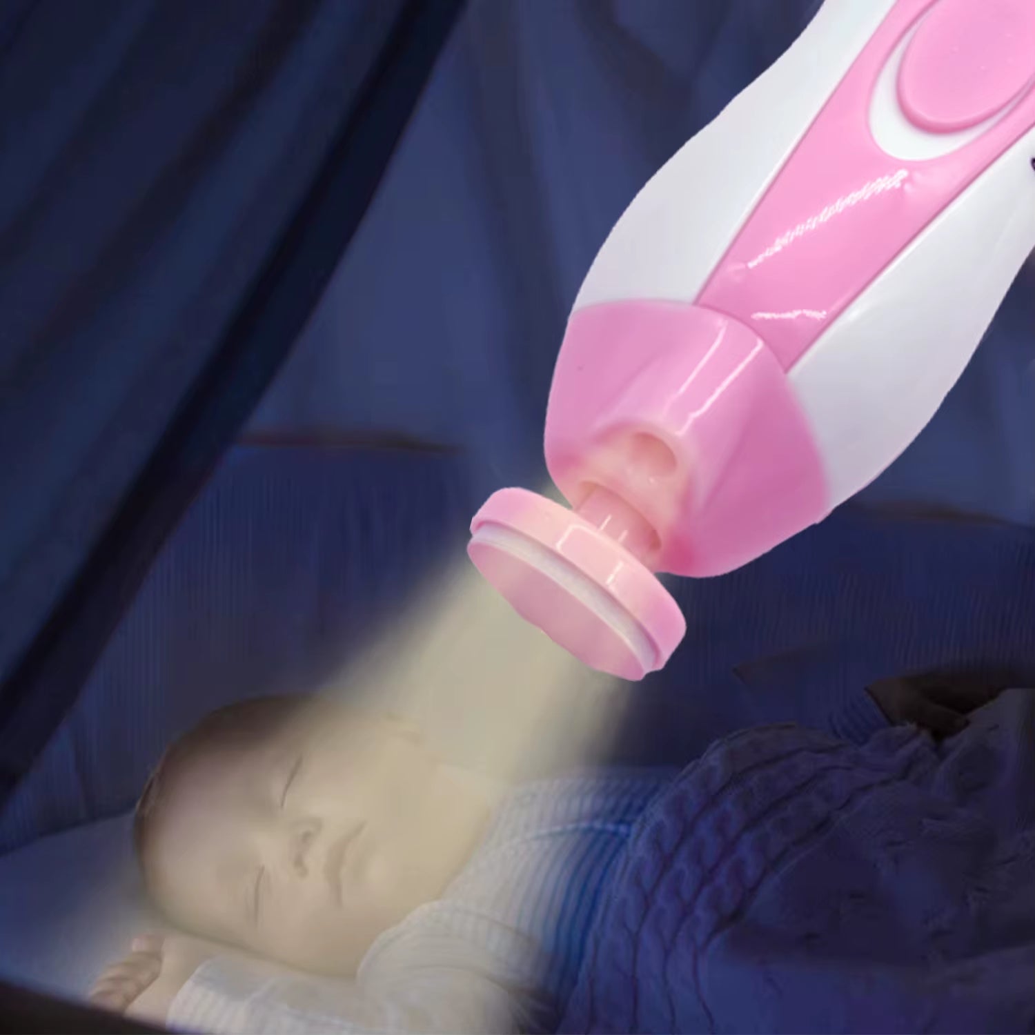 Baby Electric Nail Grinder, Available in Pink and Blue, Specially Designed for Newborn Care, Safer and More Reassuring
