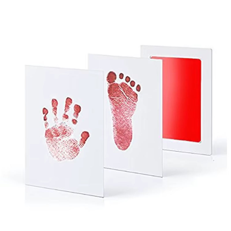 Newborn Baby DIY Hand and Footprint Kit Ink Pads Photo Frame Handprint Toddlers Souvenir Accessories Pet Dog Paw Print Gift