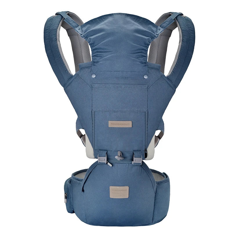 Ergonomic 3 in 1 Infant Baby Carrier with Hip Seat Stool Adjustable Wrap Sling Backpack Adjustable